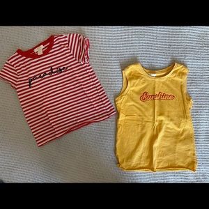 Girls summer T-shirt and Tank